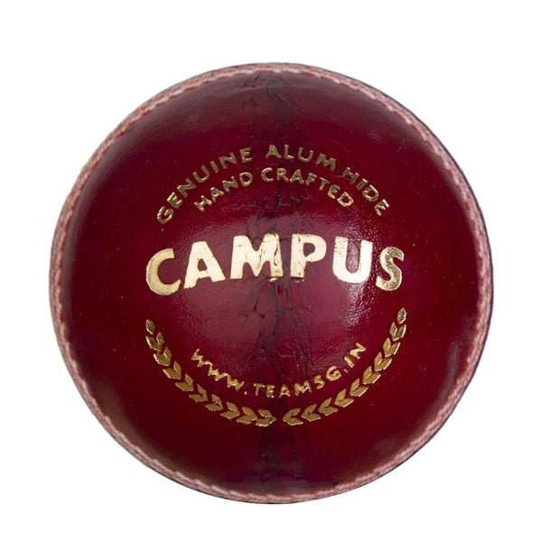 SG CAMPUS RED CRICKET LEATHER BALL