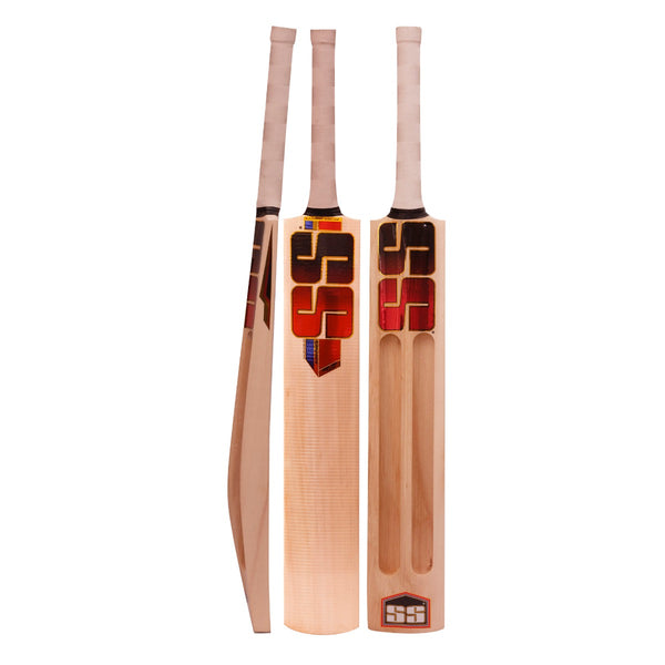 SS SOFT PRO PLAYERS SCOOP KASHMIR WILLOW BAT WITH FIBER TAPE (SCOOP DESIGN MAY VARY)