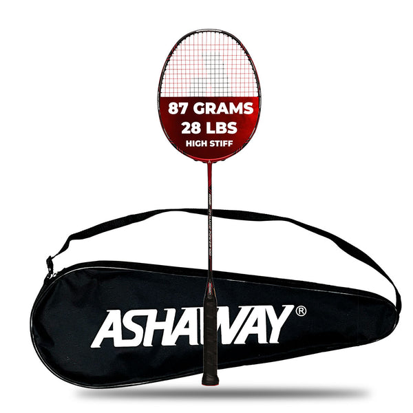 ASHAWAY DYNAMIC POWER 100 - 87 Grams - Even Balance 295mm - Up to 28 lbs - Ideal For Beginner Players