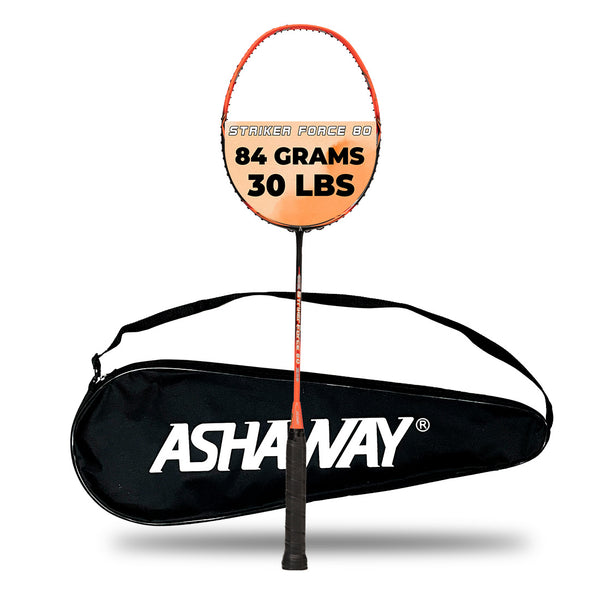 ASHAWAY STRIKER FORCE 80 - 84 Grams - Even Balance 285mm - Up to 30 lbs - Ideal For Intermediate Players